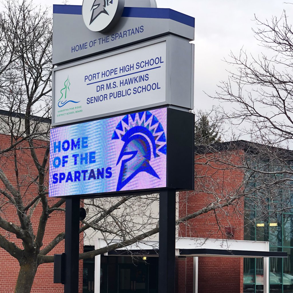 LED Sign Port-Hope High School